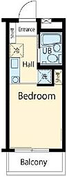 坂戸ダイカンプラザシティ1 ワンルームの間取図画像