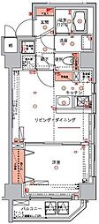 ハーモニーレジデンス浅草 1LDKの間取図画像