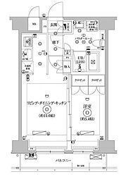 セジョリ墨田イースト3 1LDKの間取図画像