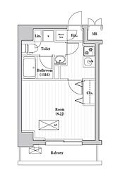 アーバンパーク綾瀬 1Kの間取図画像