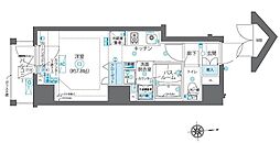 ZOOM新宿下落合 ワンルームの間取図画像