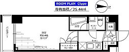 ステージファースト両国アジールコート 1Kの間取図画像