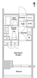 プライムアーバン学芸大学2 1Kの間取図画像