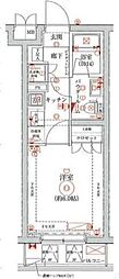 セジョリ横浜鶴見 1Kの間取図画像