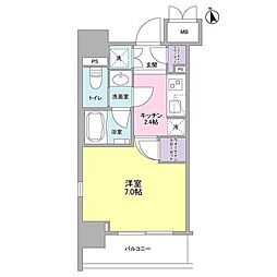 APRICOTGARDEN 1Kの間取図画像