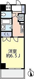 グランヴァン高田馬場 1Kの間取図画像