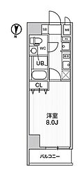 レオーネ南千住2 1Kの間取図画像