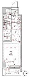 クレイシア板橋本町 1Kの間取図画像
