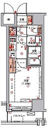ハーモニーレジデンス錦糸町#002 1Kの間取図画像