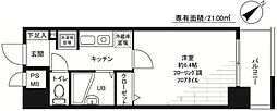 メインステージ巣鴨 1Kの間取図画像