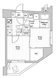 レジデンス北大塚 2Kの間取図画像