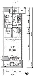 アイル両国参番館 1Kの間取図画像