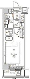 Raffistar中板橋2 1Kの間取図画像
