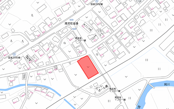 地図を拡大表示