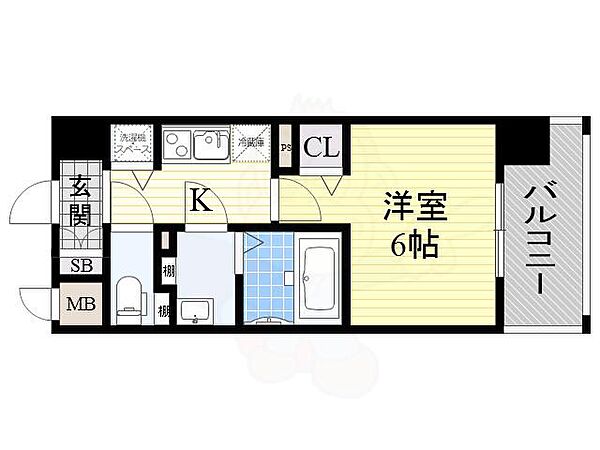 セイワパレス玉造駅前 ｜大阪府大阪市中央区玉造１丁目(賃貸マンション1K・7階・22.97㎡)の写真 その2