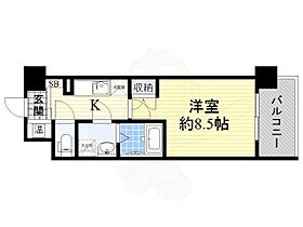 CASSIA高井田NorthCourt  ｜ 大阪府東大阪市高井田本通５丁目1番36号（賃貸マンション1K・5階・22.80㎡） その2