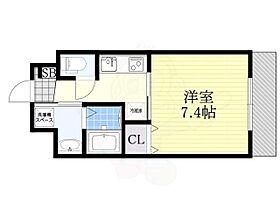 大阪府東大阪市長堂２丁目（賃貸マンション1K・11階・24.84㎡） その2