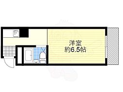 ローズマンション今里 1DKの間取図画像