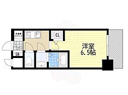 S-RESIDENCE布施aventra 1Kの間取図画像