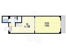 ファーストタカダビル 1DKの間取図画像