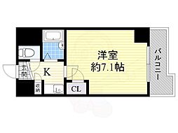 グリーンヒルズ5番館 1Kの間取図画像