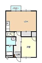 新潟県新発田市豊町２丁目（賃貸アパート1LDK・1階・46.67㎡） その2