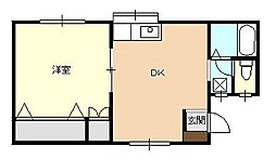 間取図画像 1DK