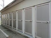 １部屋につき物置あり。冬タイヤ置き場にどうぞ♪