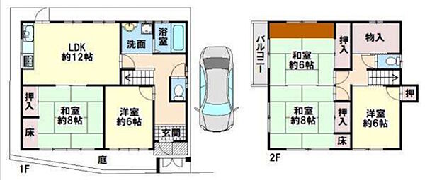 間取りを拡大表示