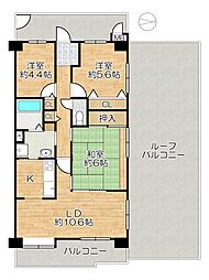 グレーシィ須磨アルテピア2番街 3LDKの間取図画像