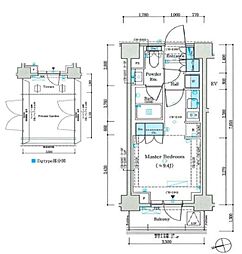 京急本線 梅屋敷駅 徒歩11分の賃貸マンション 1階ワンルームの間取り