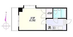 小田急小田原線 下北沢駅 徒歩13分の賃貸マンション 3階1Kの間取り