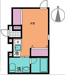 京急空港線 京急蒲田駅 徒歩10分の賃貸マンション 1階1Kの間取り