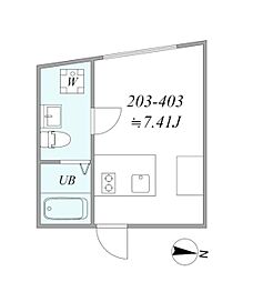 間取図画像 ワンルーム