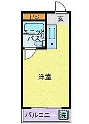 メゾン・ド・サペン ワンルームの間取図画像