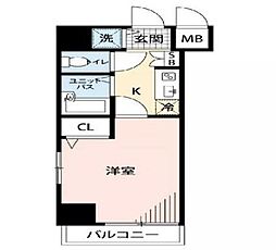 トーシンフェニックス笹塚駅前弐番館 1Kの間取図画像