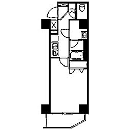 PREMIUMCUBEG駒沢大学 1Kの間取図画像