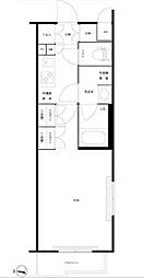 ルーブル三軒茶屋伍番館 1Kの間取図画像