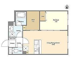 小田急小田原線 世田谷代田駅 徒歩3分の賃貸マンション 3階1SLDKの間取り