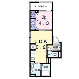 京王線 笹塚駅 徒歩6分の賃貸アパート 3階1LDKの間取り