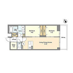 間取図画像 2SLDK