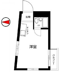 メゾン・ド・コライユ ワンルームの間取図画像