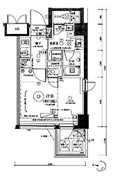 ディアレイシャス三軒茶屋 1Kの間取図画像