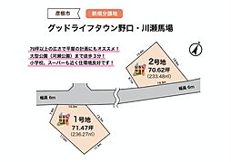 グッドライフタウン野口・川瀬馬場 【1号地】の土地画像