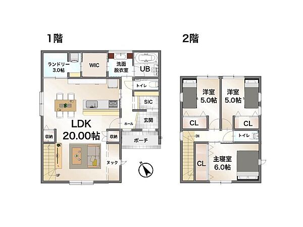 間取りを拡大表示