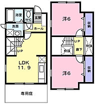 コロニアルヒルズ・オーク1 103 ｜ 兵庫県明石市大久保町松陰28-3（賃貸アパート2LDK・1階・58.17㎡） その2