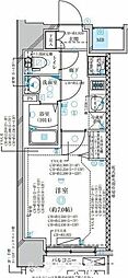 名古屋市営東山線 中村日赤駅 徒歩8分の賃貸マンション 10階1Kの間取り