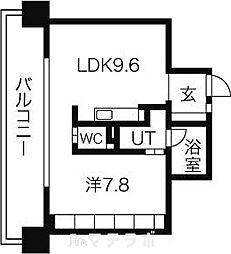 アーデン泉プレミア 3階1LDKの間取り