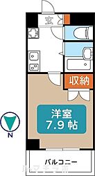 プロビデンス泉 1Kの間取図画像