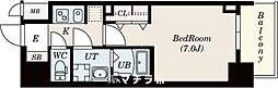 S-RESIDENCE名駅North 1Kの間取図画像